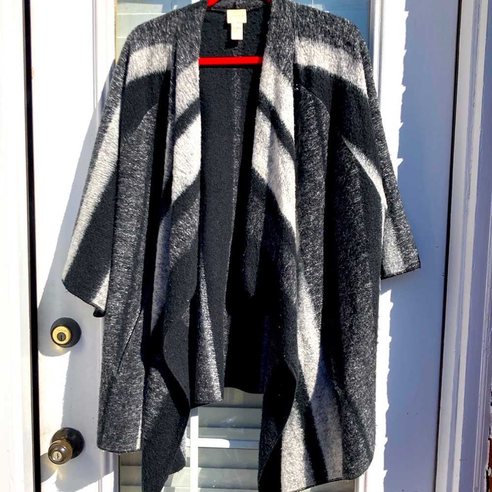 Chico’s Open Front Sweater with Pockets
